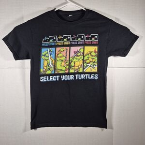 TMNT Select Your Turtles T-Shirt M SIZE Black 157